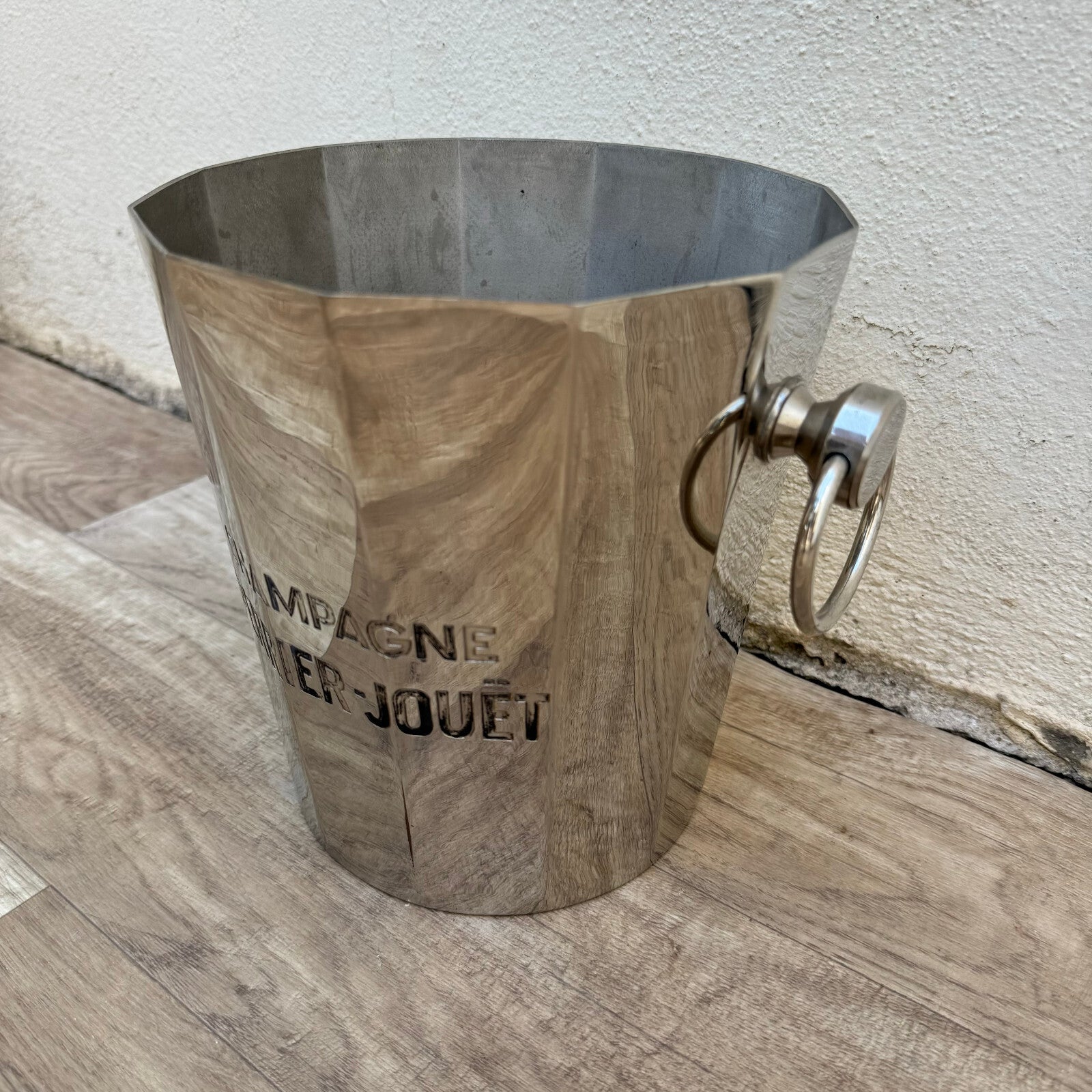 Vintage Perrier Jouet Champagne Bucket Silver Plated Ice Cooler 1012243 Perrier-Jouët