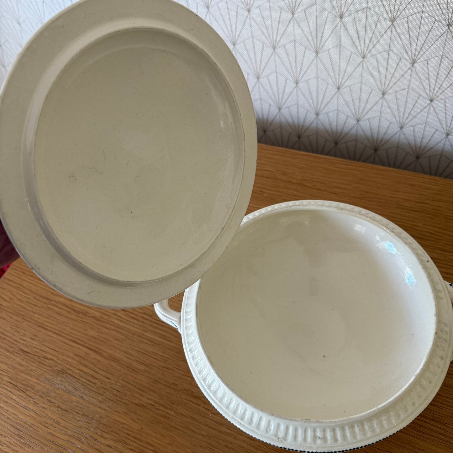 French tureen Salins ironstone Louis XVI Garlands 0505258