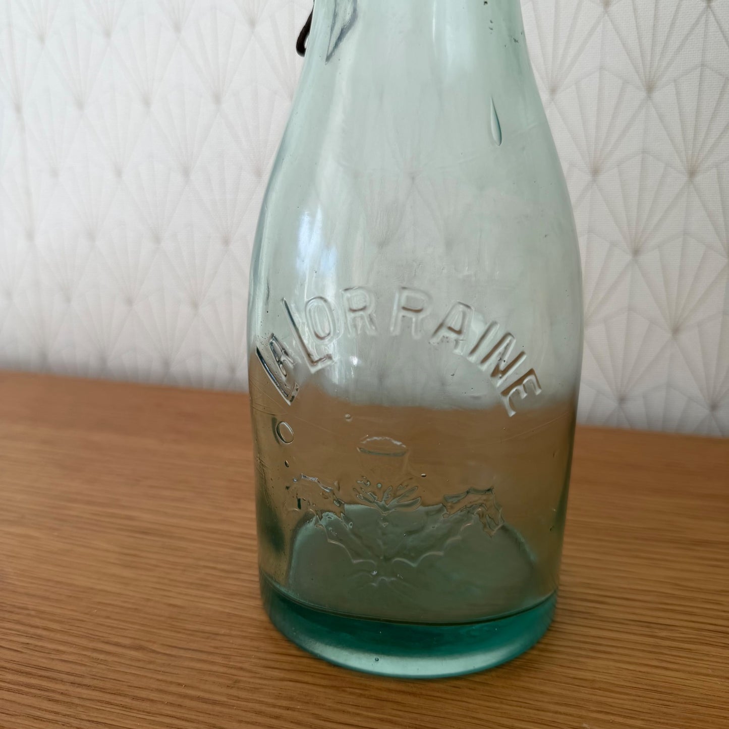 Vintage French Glass Preserve Jar La Lorraine Wire Bail Stopper 13052611 Fleamarketfrance