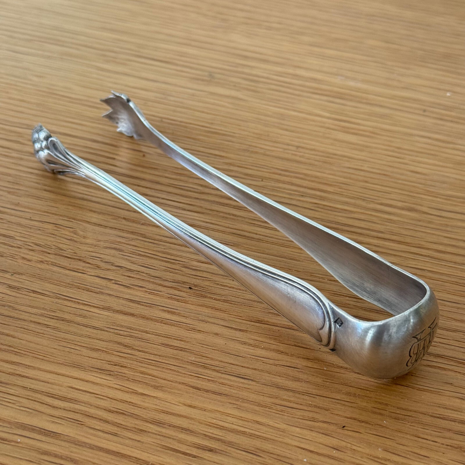 Vintage Christofle Lion Paw Sugar Tongs French Silverplate 6.25" 0904251 Christofle