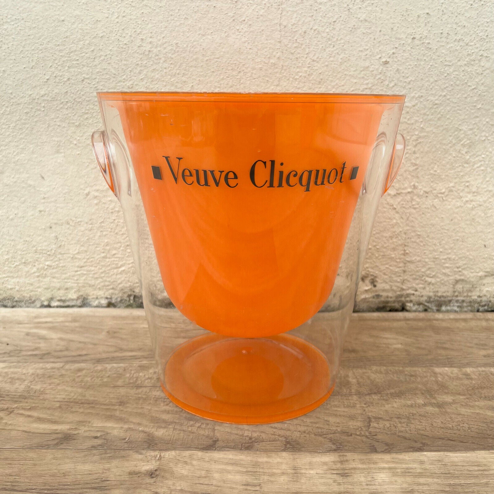 Vintage Orange VEUVE CLICQUOT Champagne Bucket Cooler Basin 23042217 - Fleamarketfrance