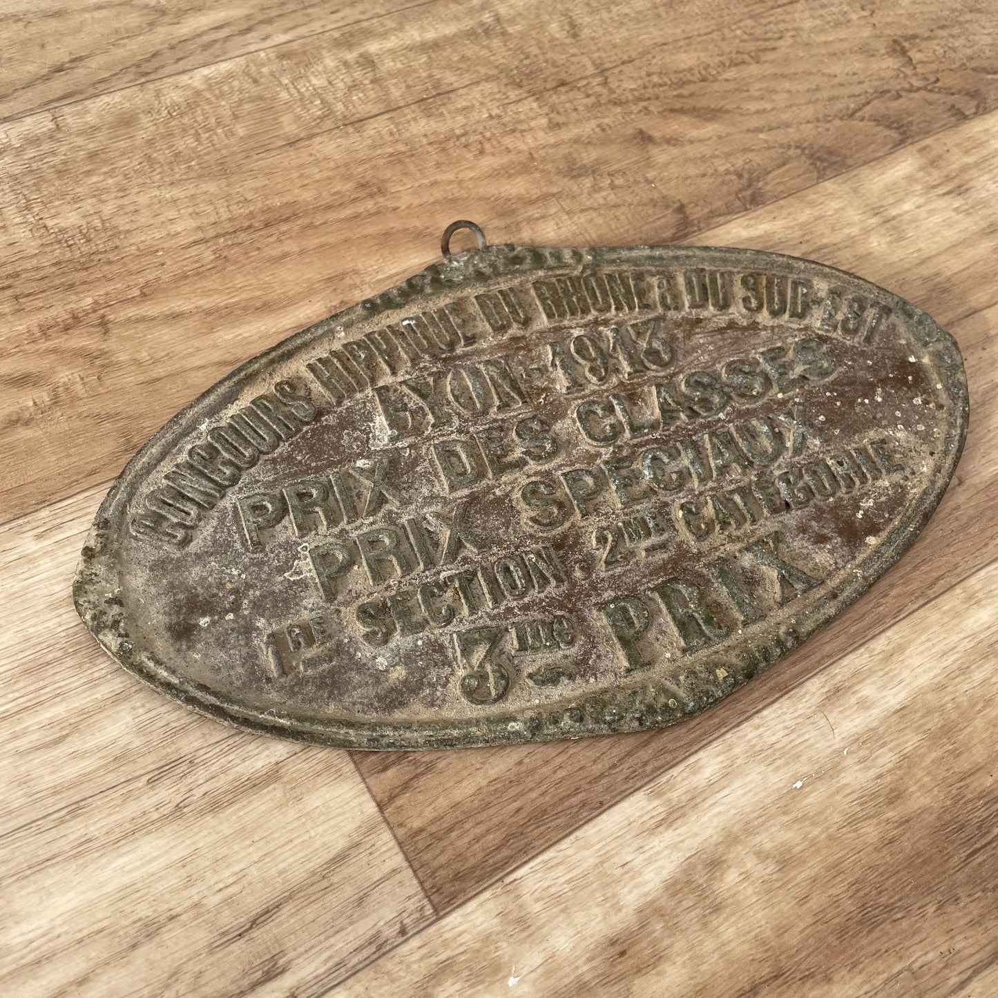 French Agricultural Prize Plaque 1913 Lyon Livestock Competition Award 11032513 Fleamarketfrance