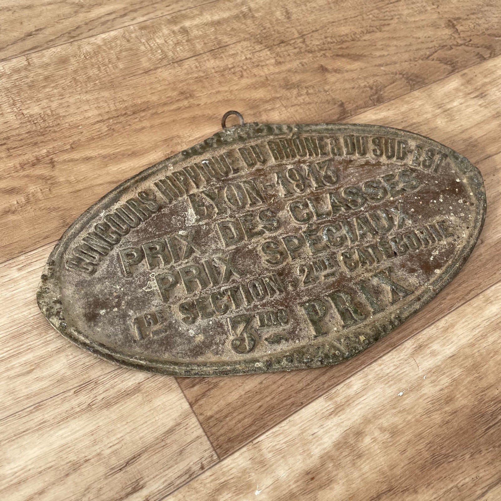 French Agricultural Prize Plaque 1913 Lyon Livestock Competition Award 11032513 Fleamarketfrance