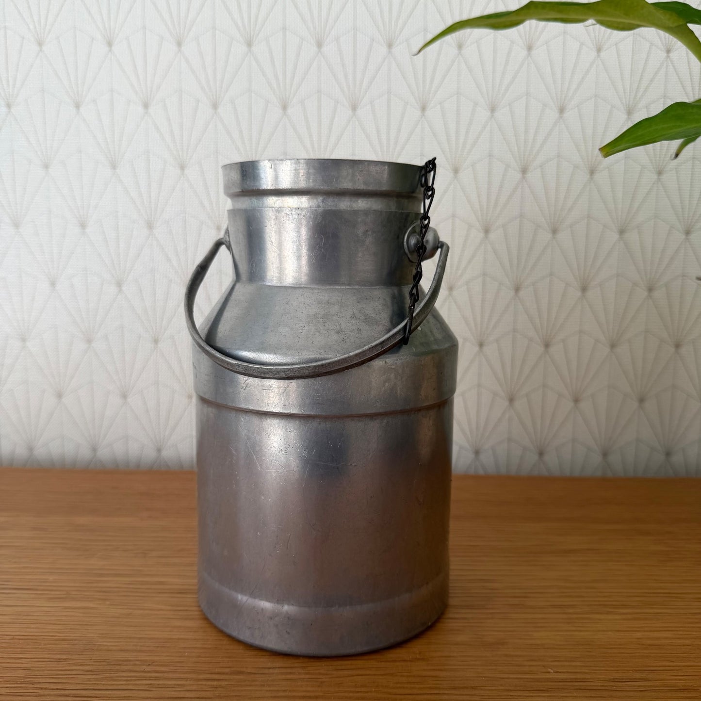 Vintage old aluminium milk churn milk can milkchurn pot 1 1/2L 1805262 Fleamarketfrance
