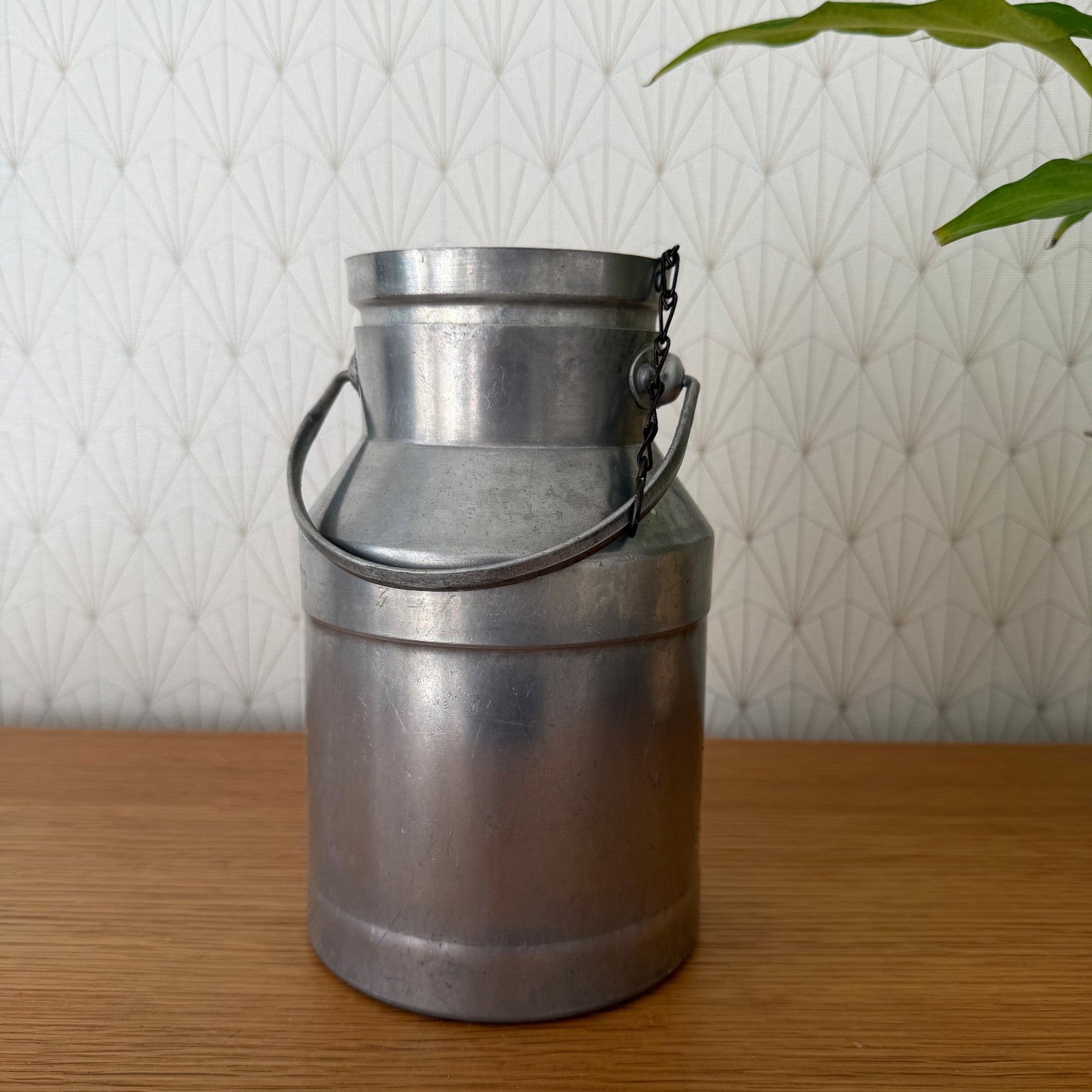 Vintage old aluminium milk churn milk can milkchurn pot 1 1/2L 1805262 Fleamarketfrance