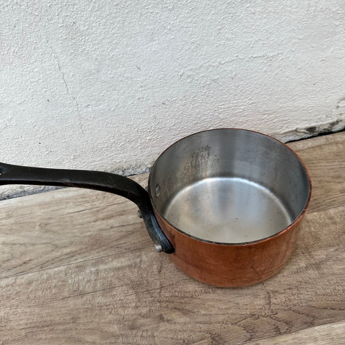 Vintage Dehillerin French Copper Saucepan Tin Lined Professional 20062413 Unbranded