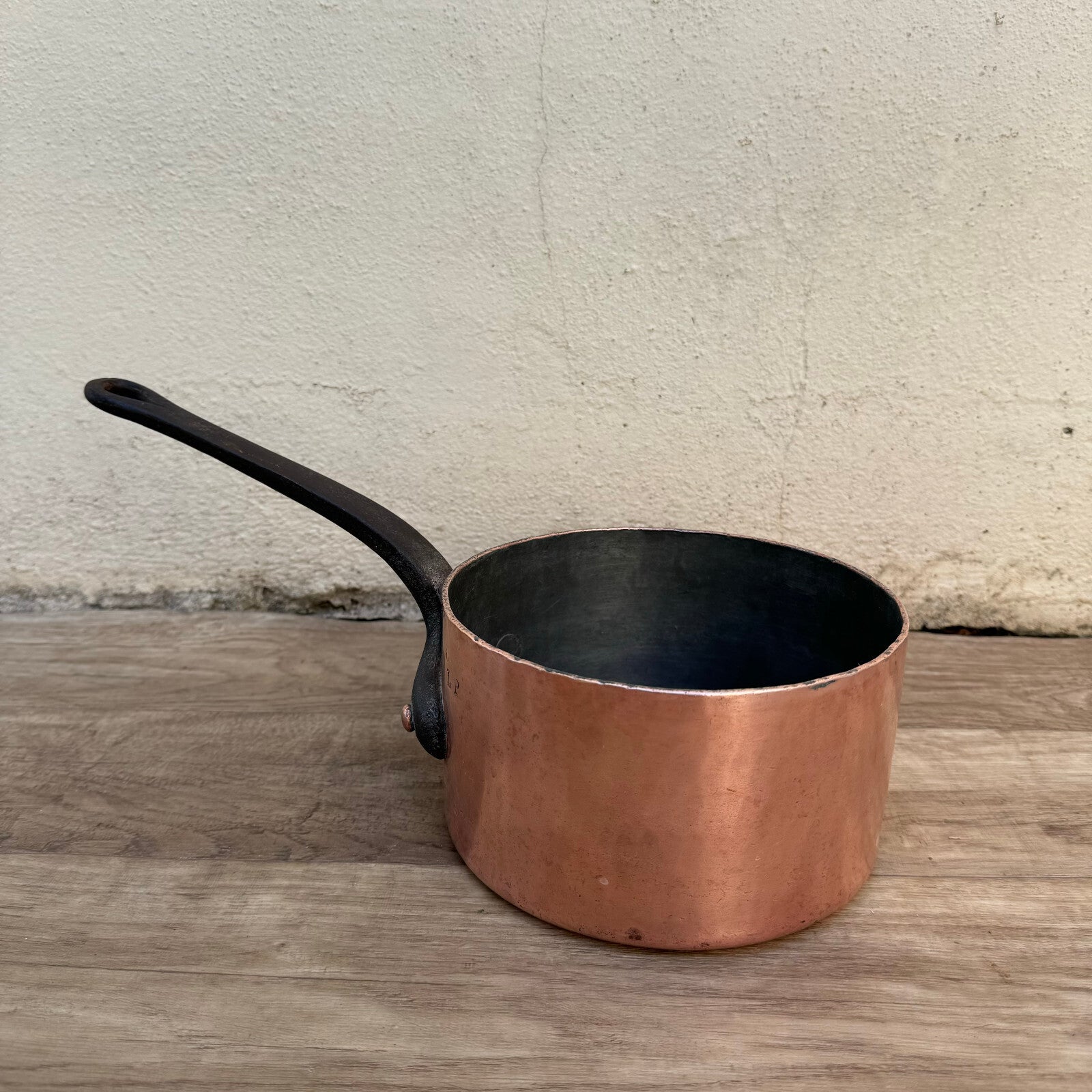 Vintage French Copper Saucepan J. Jacquotot Paris Needs Tinning 0408249 jacquotot