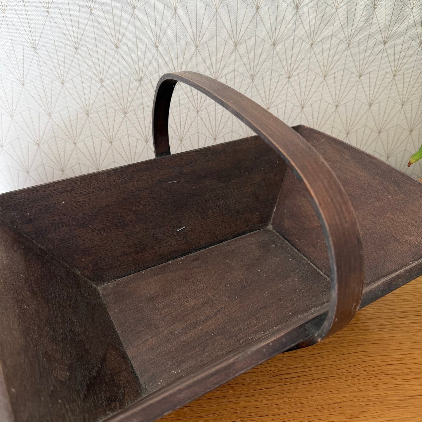 French Wooden Basket market fruits Mushrooms Vintage Wineyard 2010255