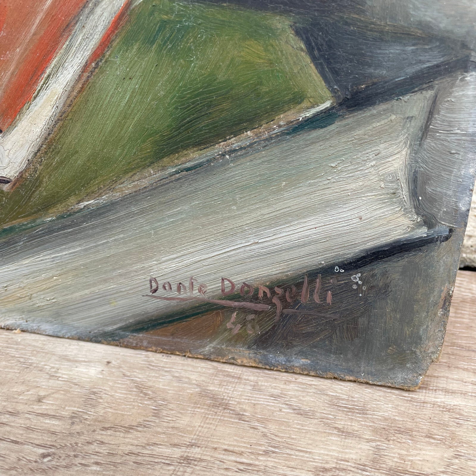 French Still Life Painting Flowers Teapot Books Signed Dante Donelli 1703251 Fleamarketfrance