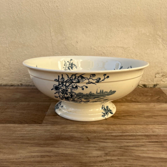 French tureen COTTAGE BF earthenware flowers fruits bowl 2710245 Fleamarketfrance