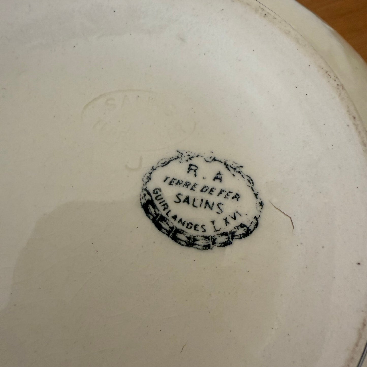 French tureen Salins ironstone Louis XVI Garlands 0505258