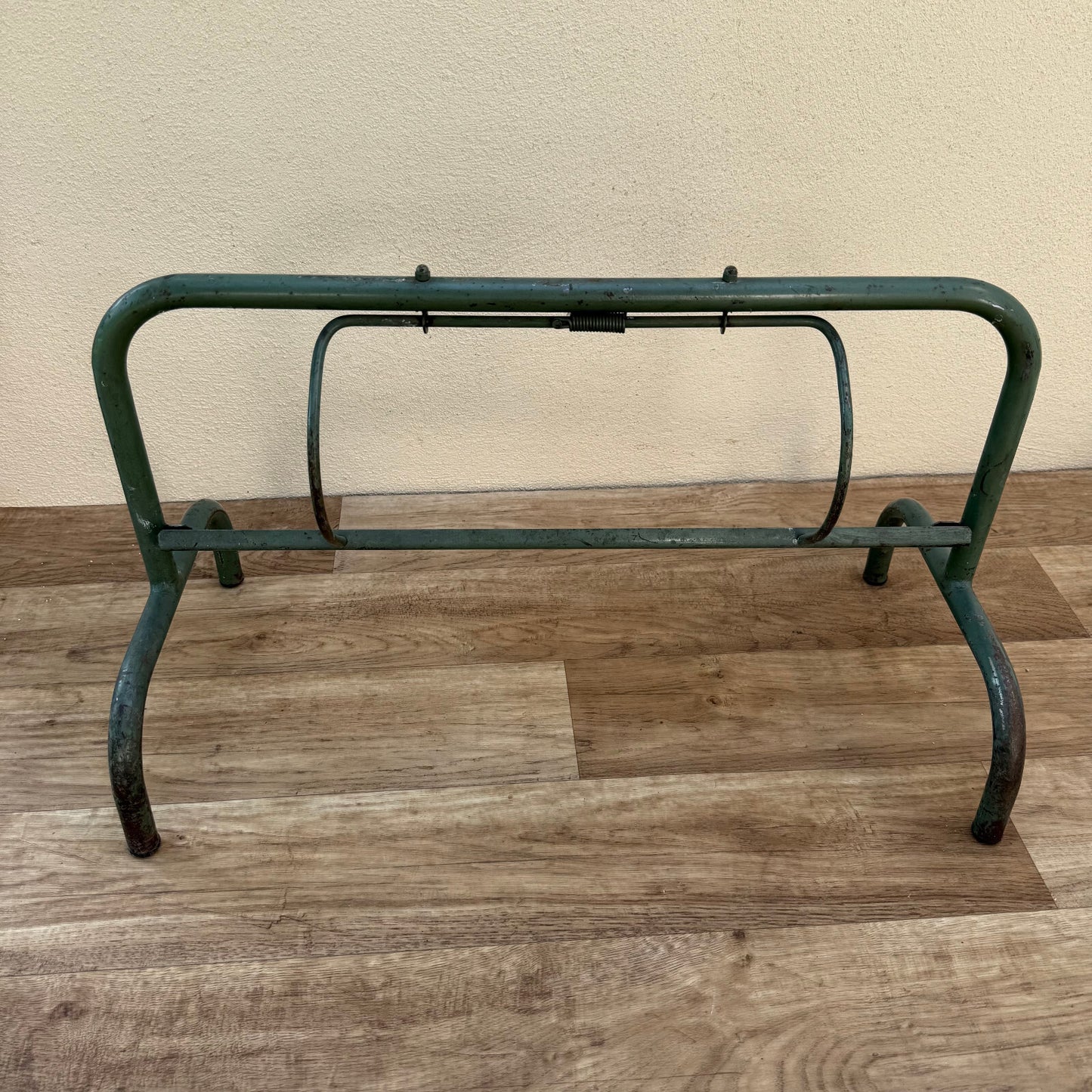 French Florist Paper Roll Dispenser Vintage Metal Wrapping Holder 1950s 1606252 Fleamarketfrance