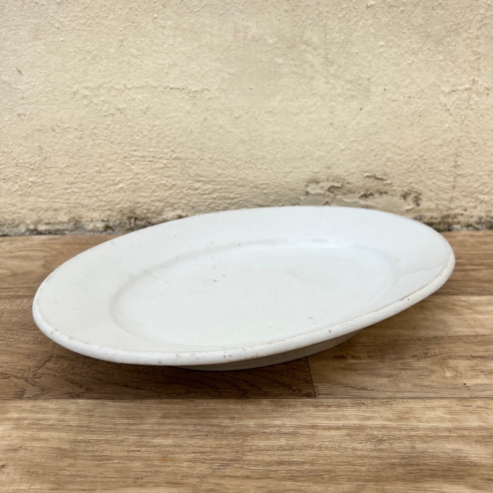 French Ironstone Platter White Oval Serving Dish Provence 12.5" 2705224 Unbranded