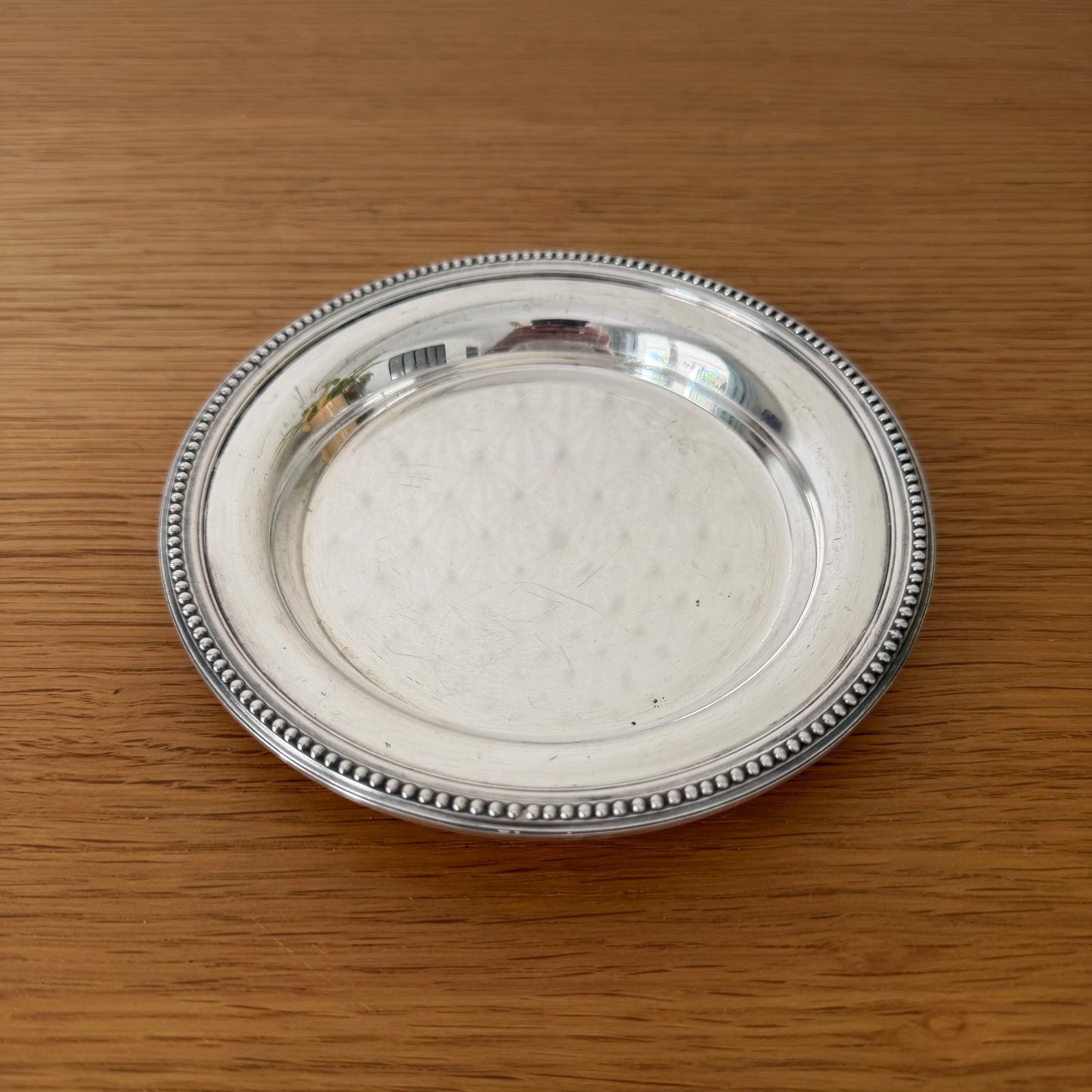 Christofle Gallia Silverplate Pearl Wine Coaster France 2607269 ercuis
