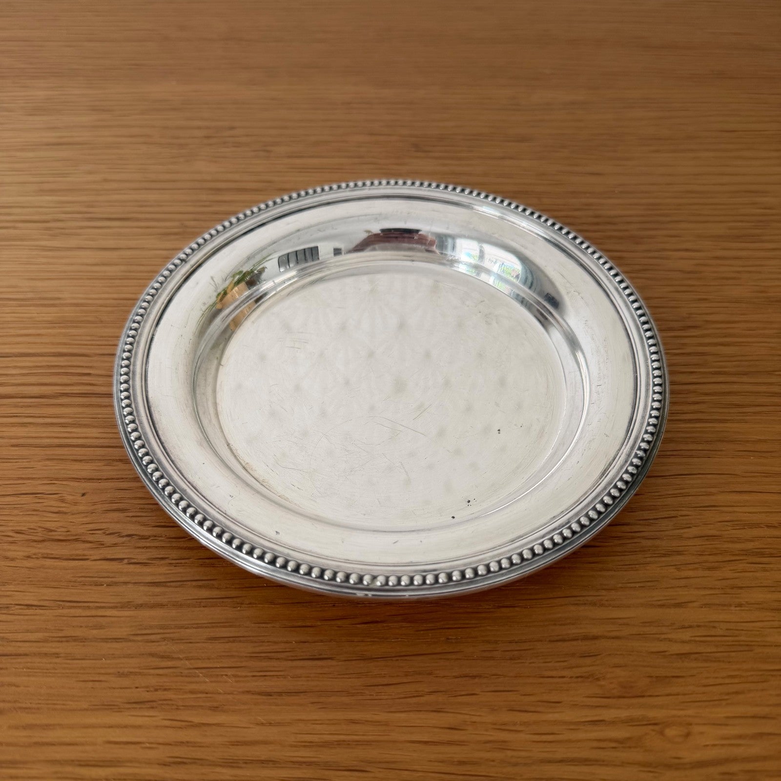Christofle Gallia Silverplate Pearl Wine Coaster France 2607269 ercuis