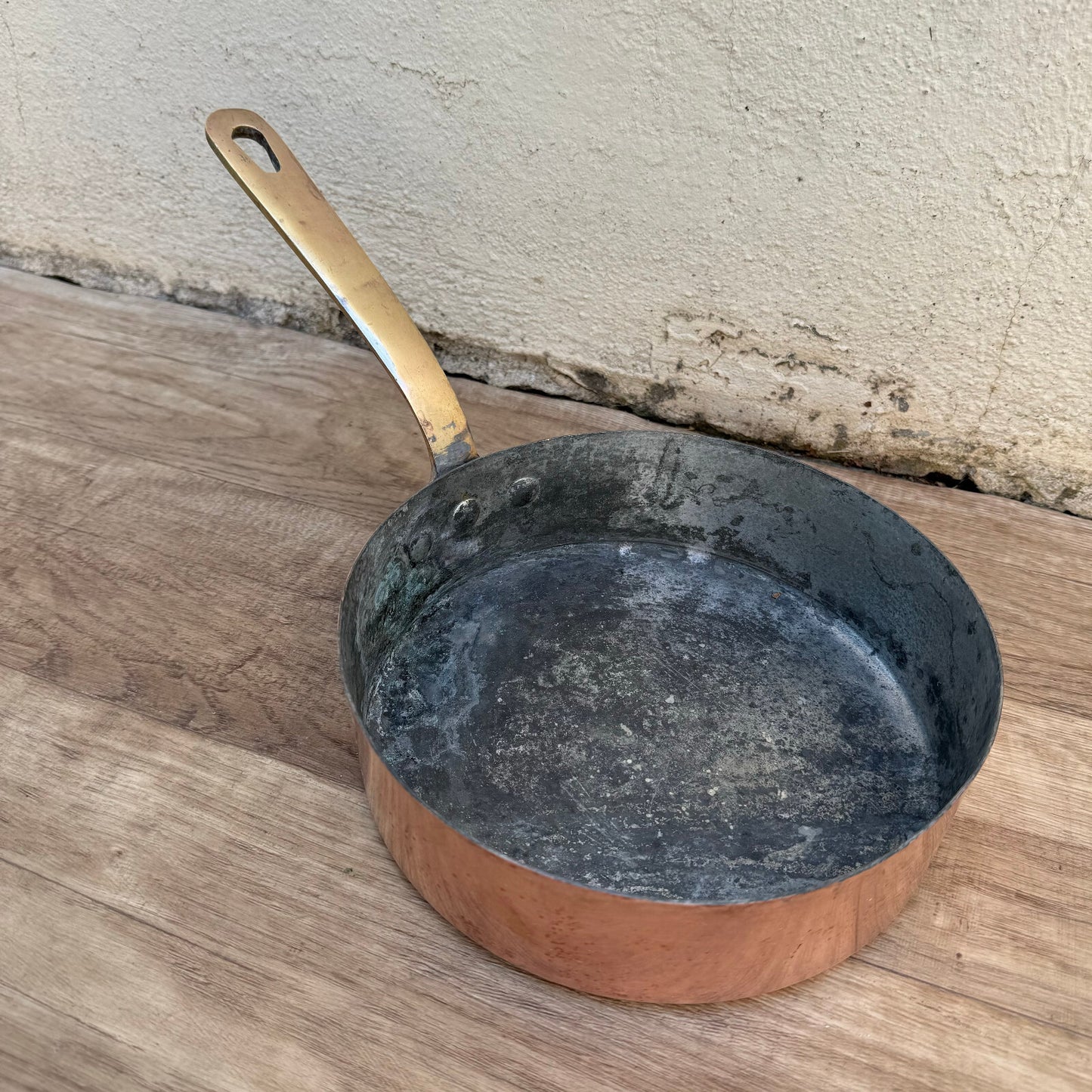 French Copper Saute Pan Gaillard Paris Vintage Professional Cookware 0408247 Unbranded