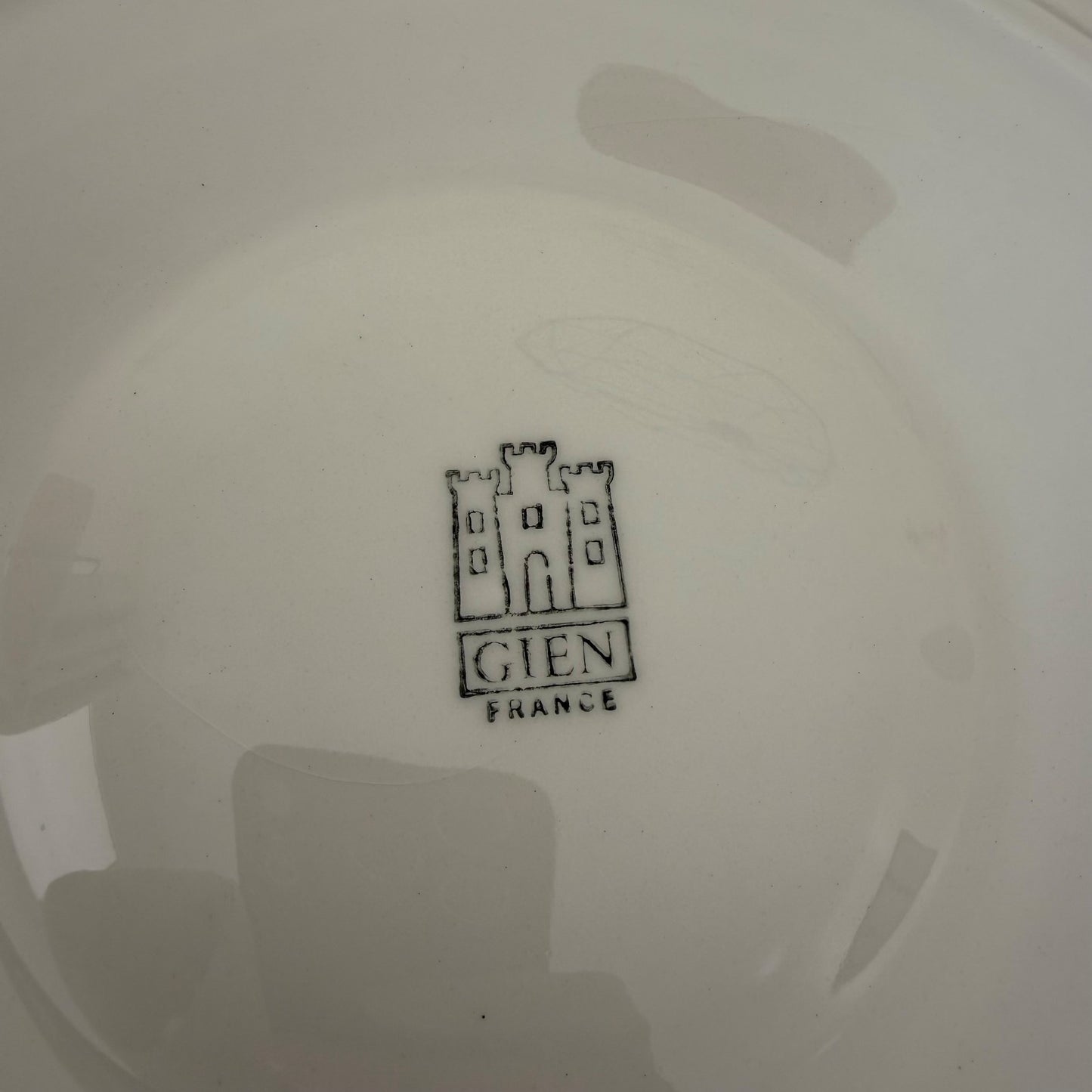 Gien Artichoke Plates Set 6 Service Tray Bowl French Vintage 13022611 salins
