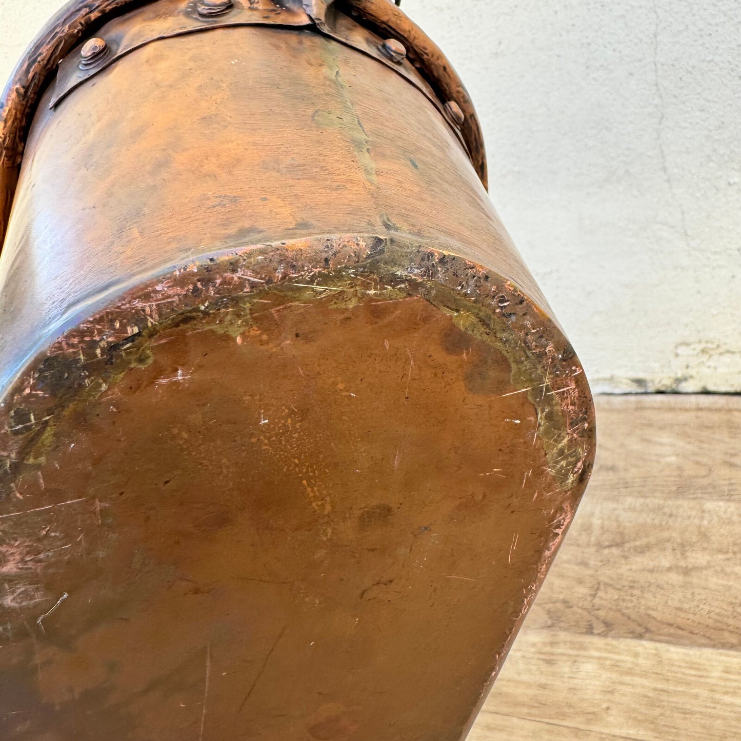 French Copper Fish Kettle Poacher Fleur de Lis Antique Steamer 1404242 Fleamarketfrance