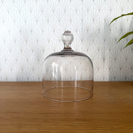 French Glass Cloche Dome Bell Cheese Cover Display Vintage 2307269 Unbranded