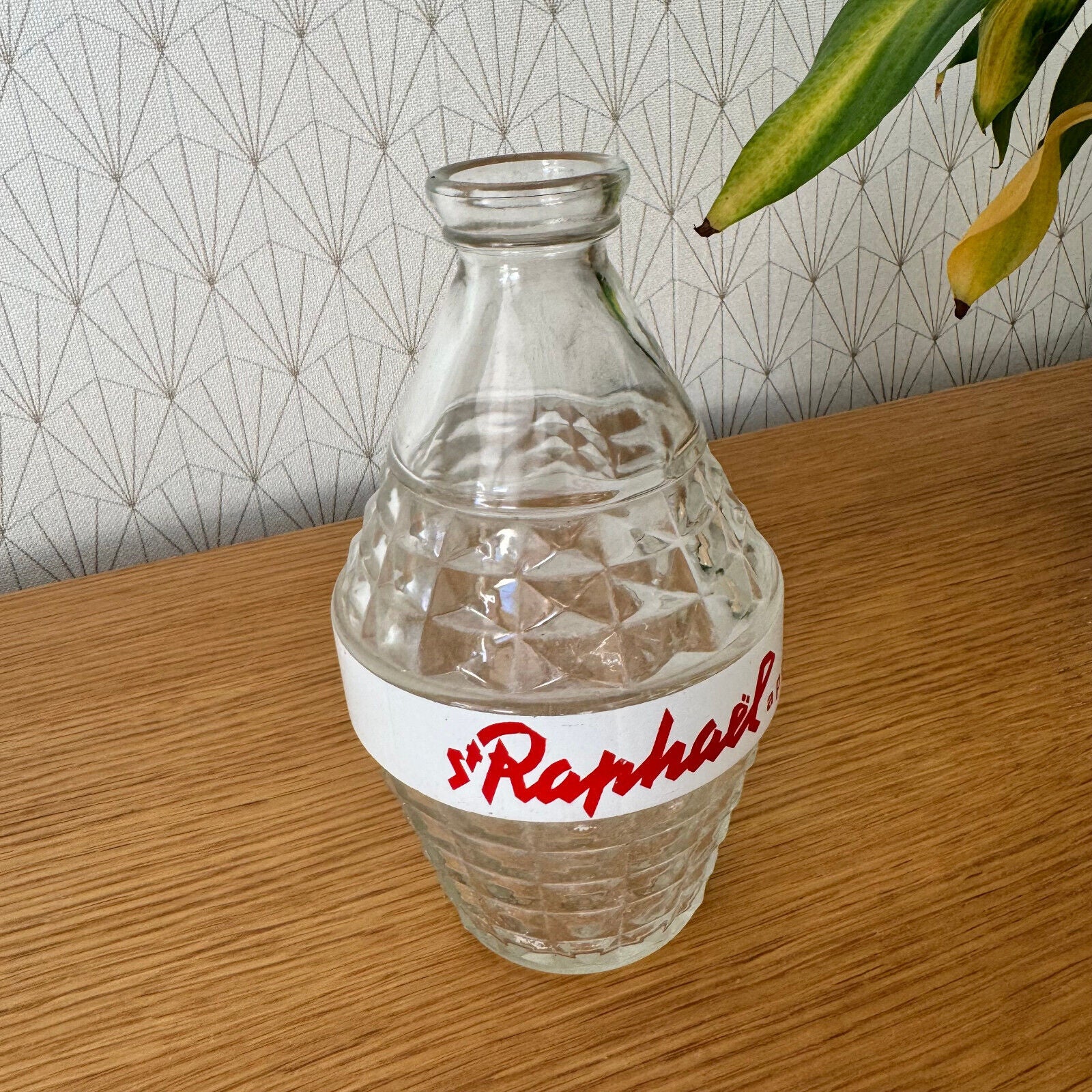 Vintage French pastis water carafe alcohol RAPHAEL 0808247 - Fleamarketfrance