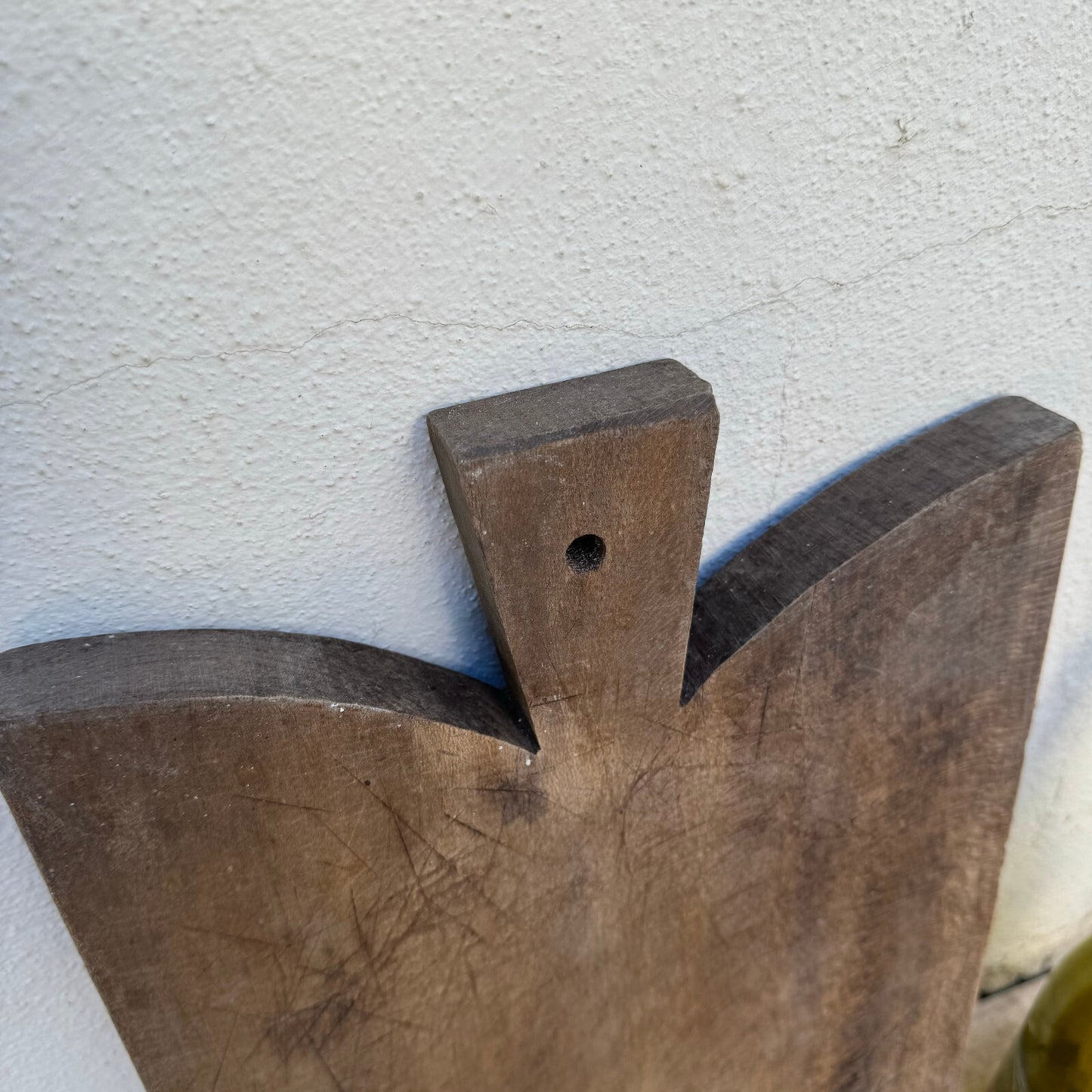 VINTAGE FRENCH BREAD OR CHOPPING CUTTING BOARD WOOD 23092419 Antique