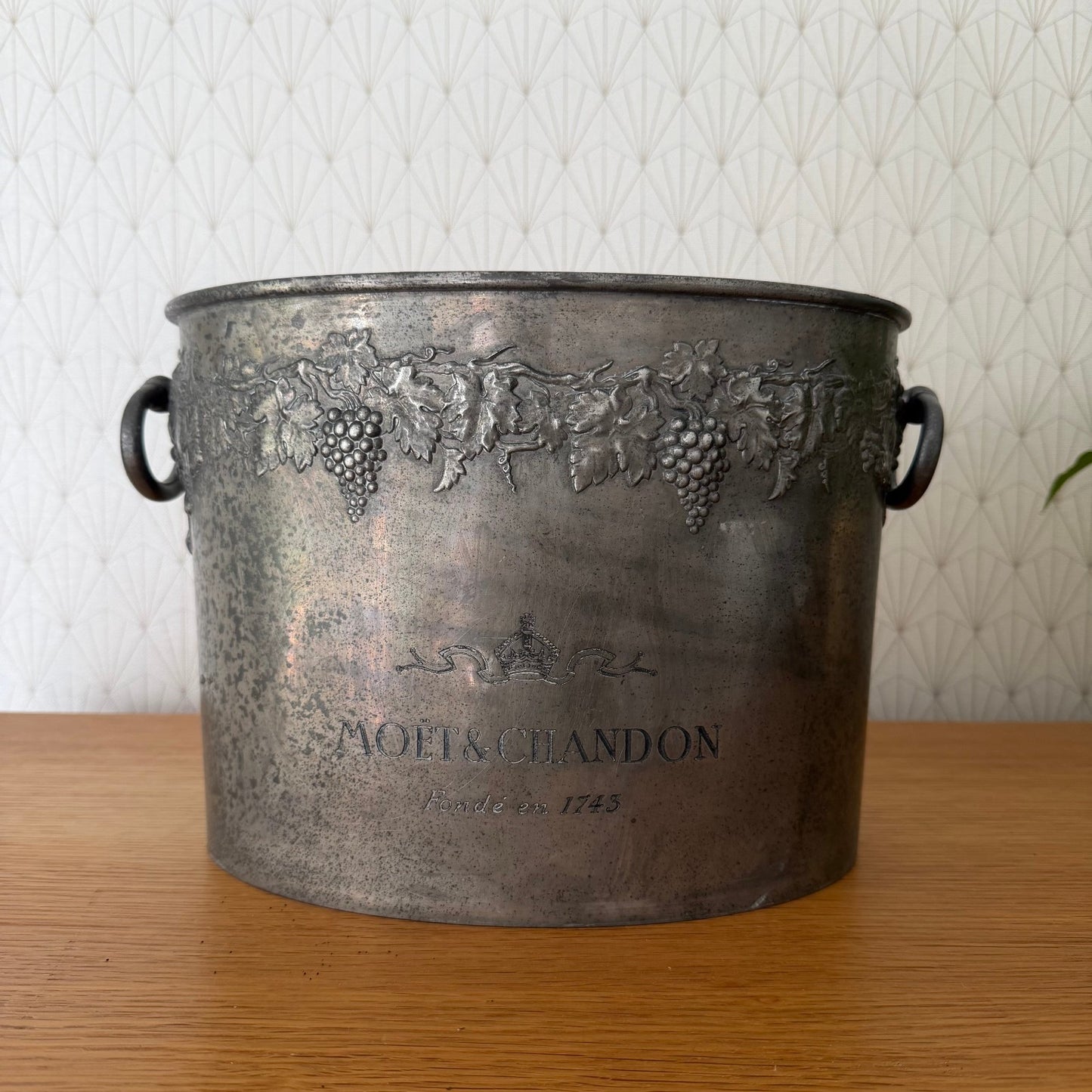 Vintage French Moet & Chandon double ice champagne bucket 20102520
