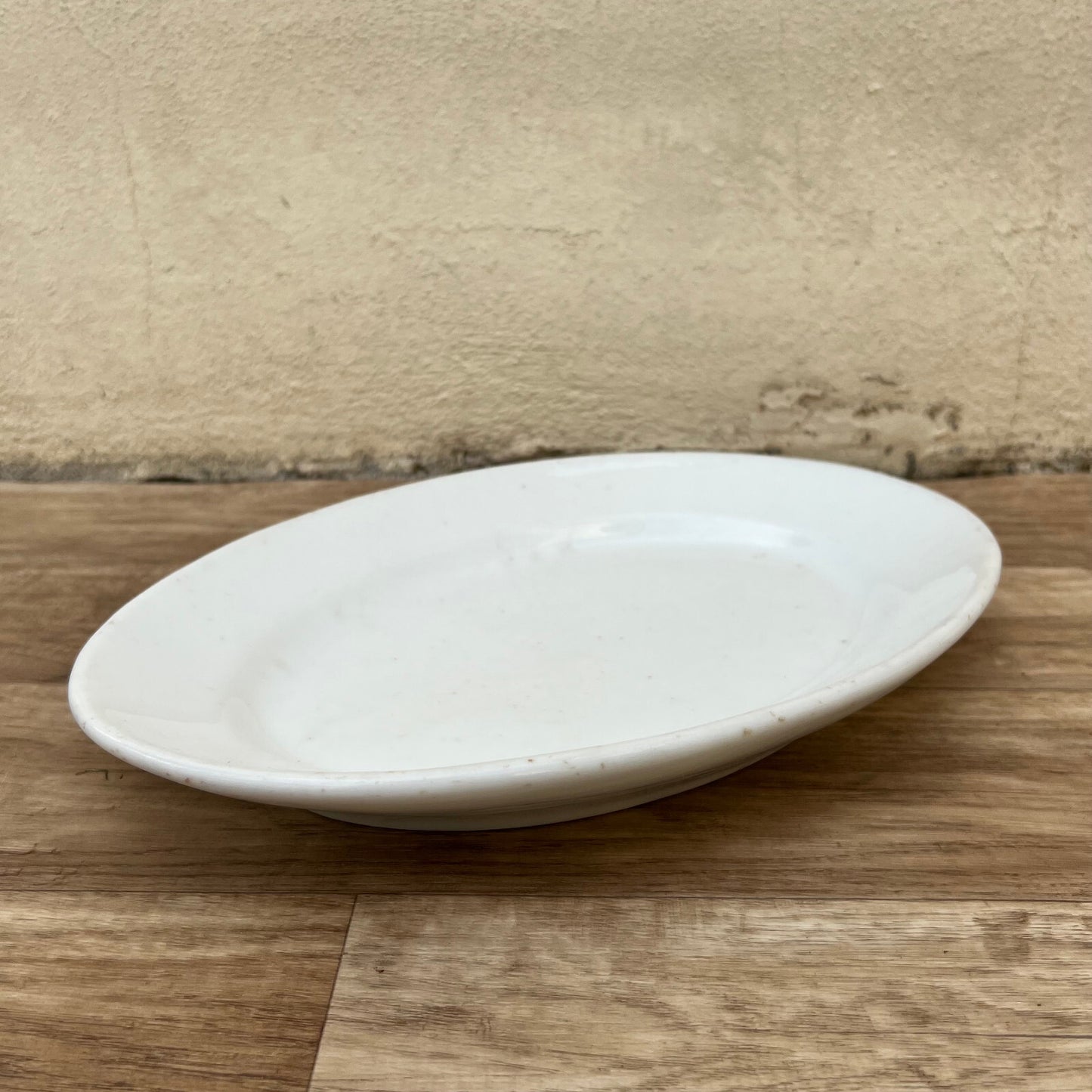 French Ironstone Platter White Oval Serving Dish Provence 14.5" 2705225 Unbranded