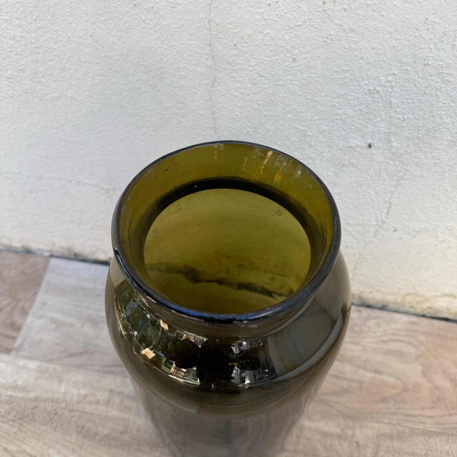 Dark Green Glass French Storage/Preserving Truffles Bottle Jar c1860 2309246 - Fleamarketfrance