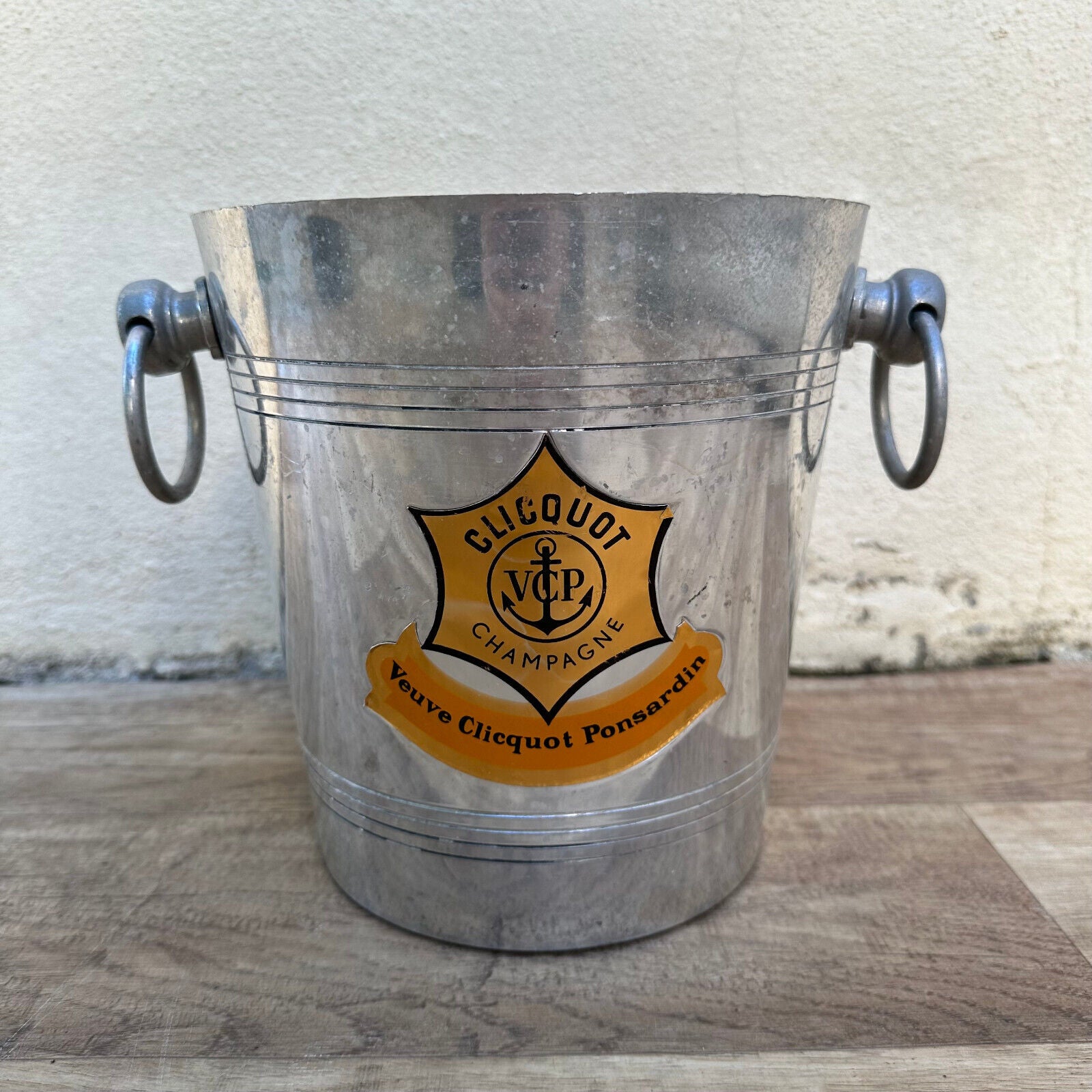 Vintage French Champagne Ice Bucket Cooler Made France VEUVE CLICQUOT 21092310 - Fleamarketfrance