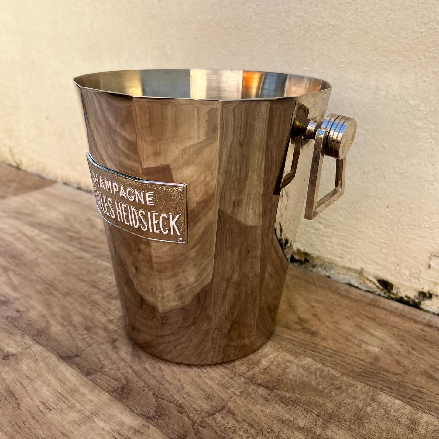 Vintage Champagne Bucket Charles Heidsieck French Silverplate Cooler 2411247 Charles Heidsieck