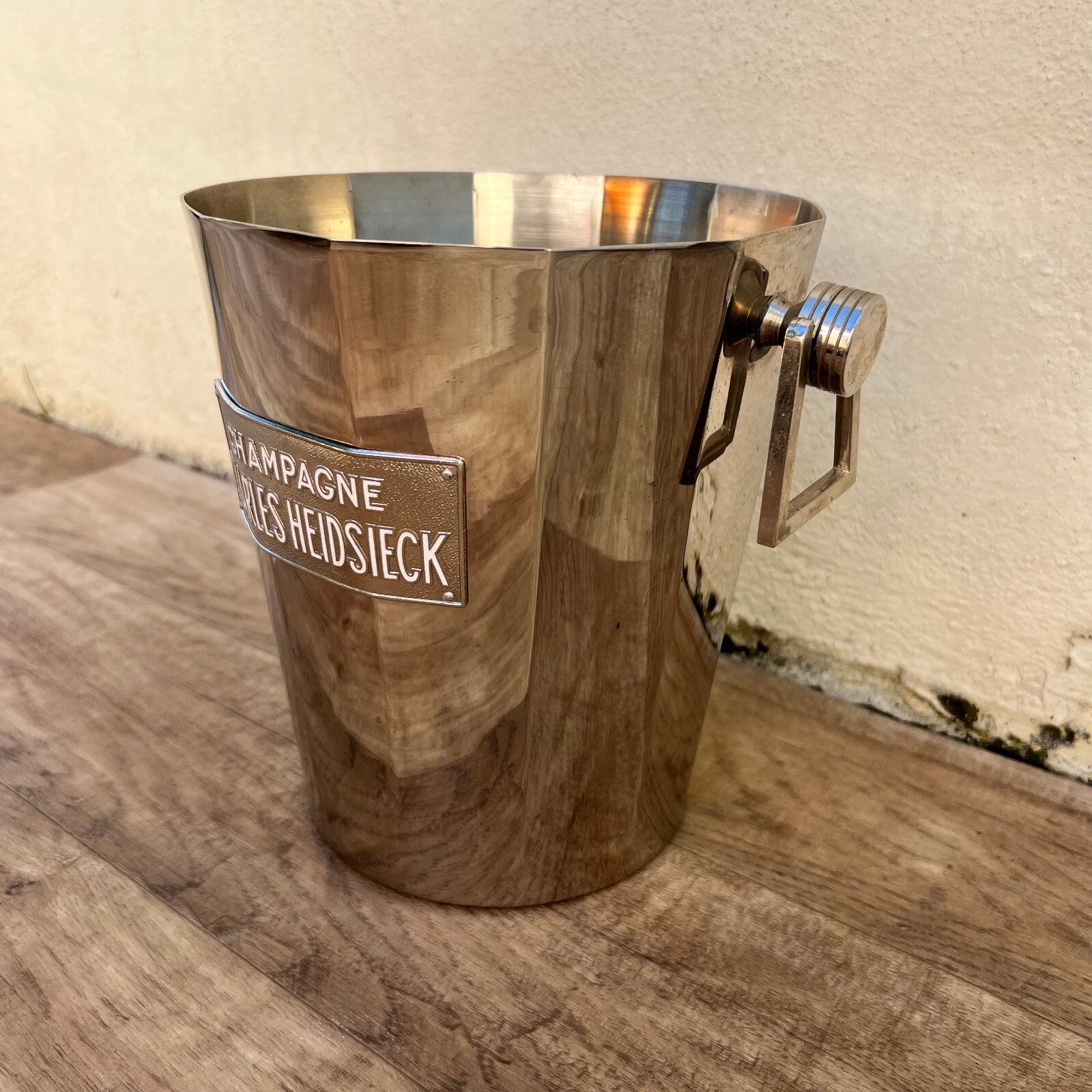 Vintage Champagne Bucket Charles Heidsieck French Silverplate Cooler 2411247 Charles Heidsieck