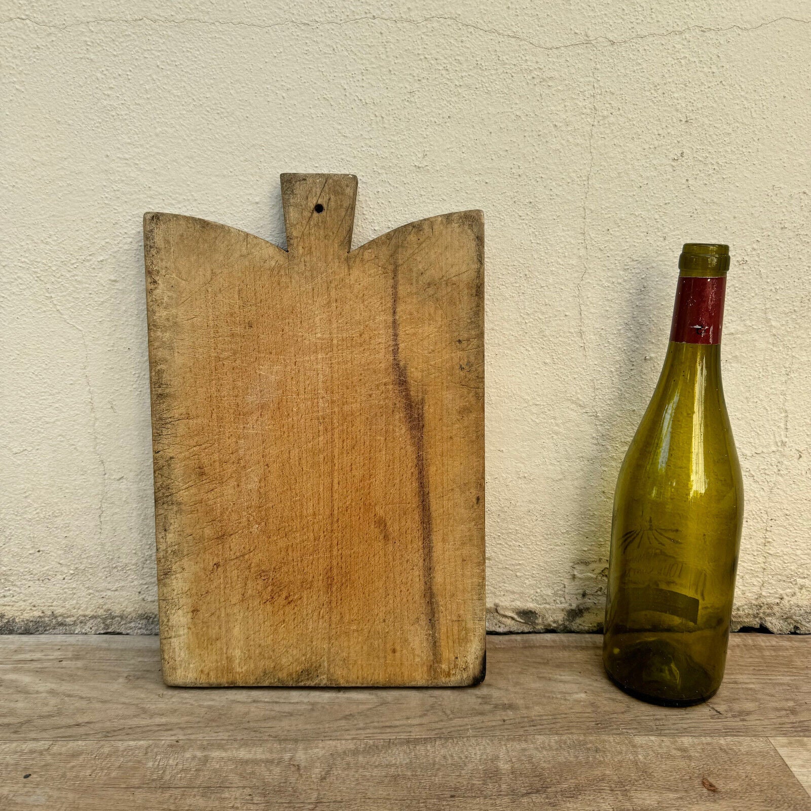 ANTIQUE VINTAGE FRENCH BREAD OR CHOPPING CUTTING BOARD WOOD 16072414 - Fleamarketfrance