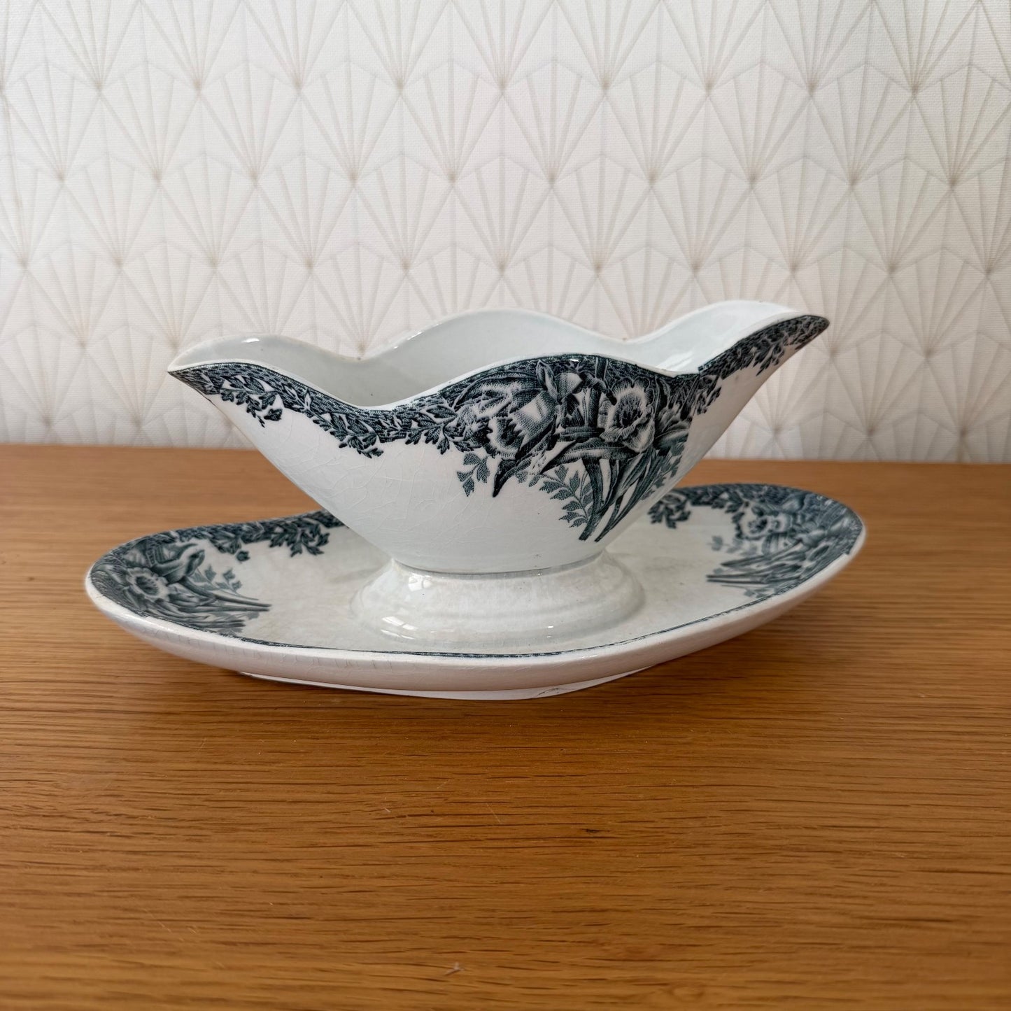 French Gravy Boat floral 0409261