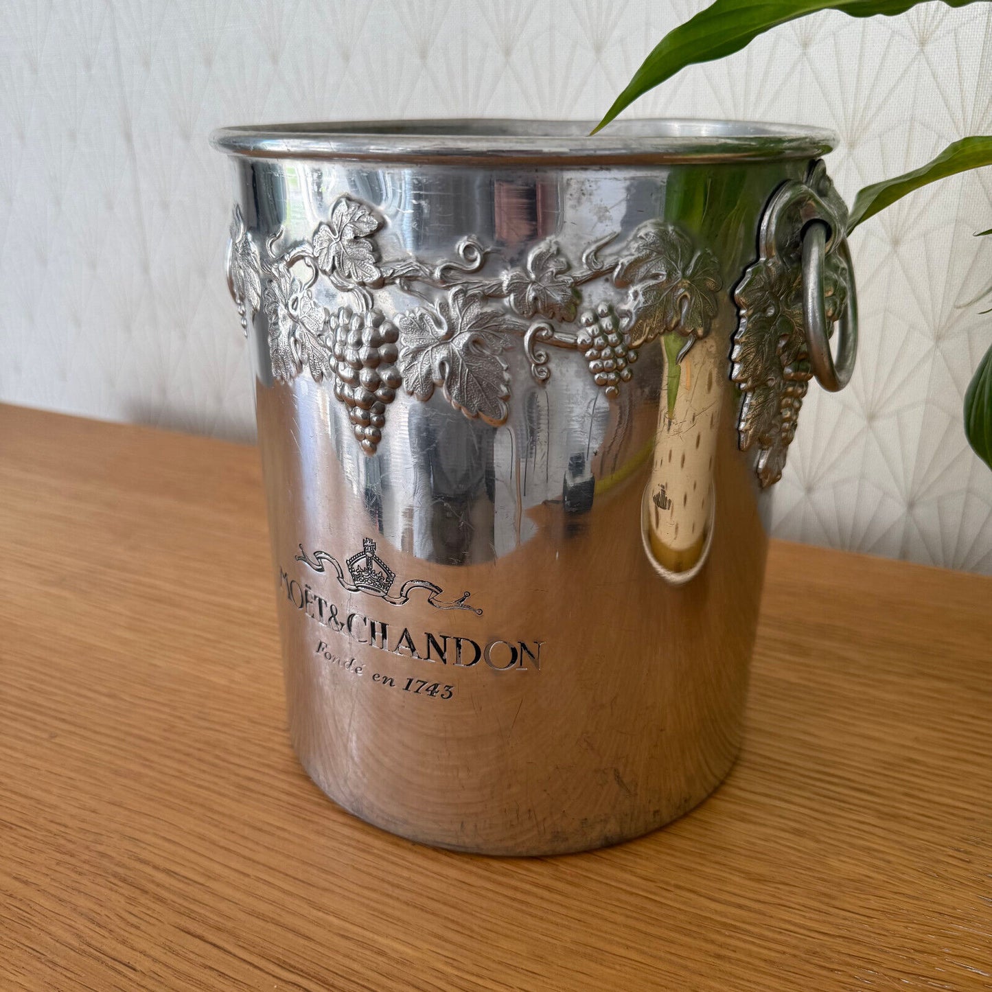 Vintage French Champagne French Ice Bucket Cooler France MOET 09042512