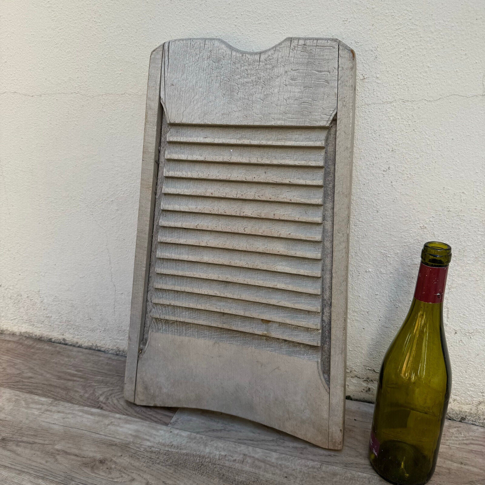 Primitive Antique French Vintage Wood Hand Washboard Wash Board 23092415 - Fleamarketfrance