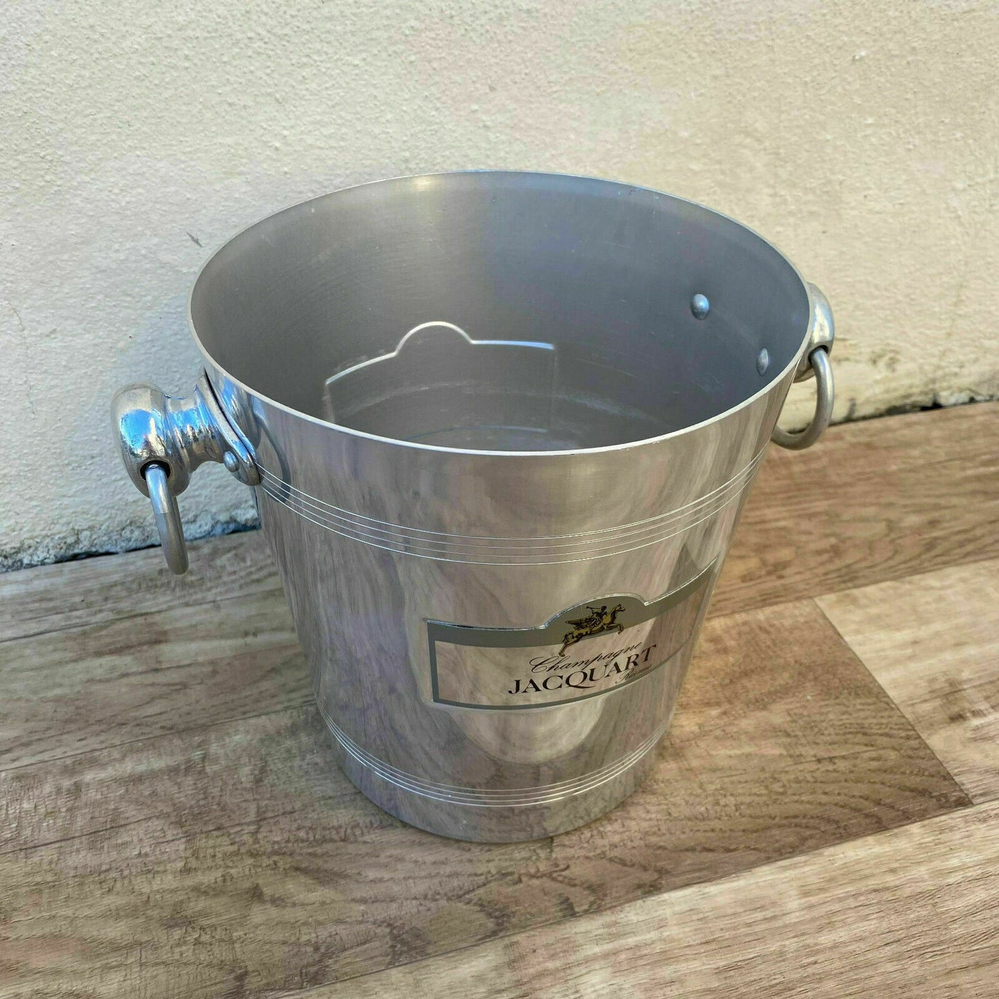 French Champagne Ice Bucket Vintage Jacquart Cooler Stainless Steel 1811203 Fleamarketfrance