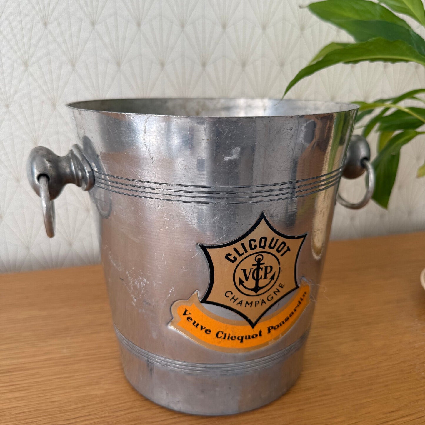 Vintage French Champagne Ice Bucket Cooler Made France VEUVE CLICQUOT 09042513
