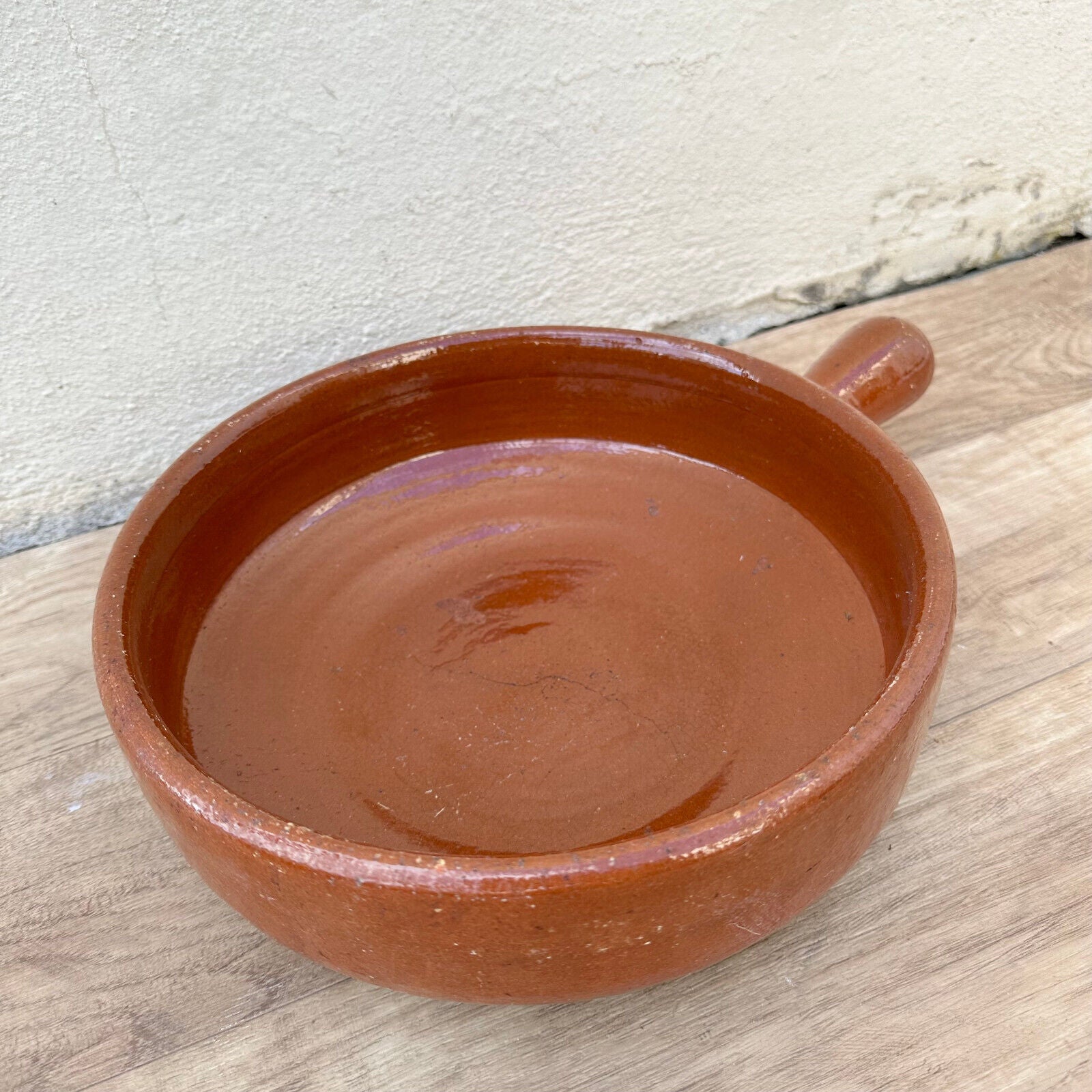 VINTAGE FRENCH  terracotta tian poilon cooking 12092431 - Fleamarketfrance