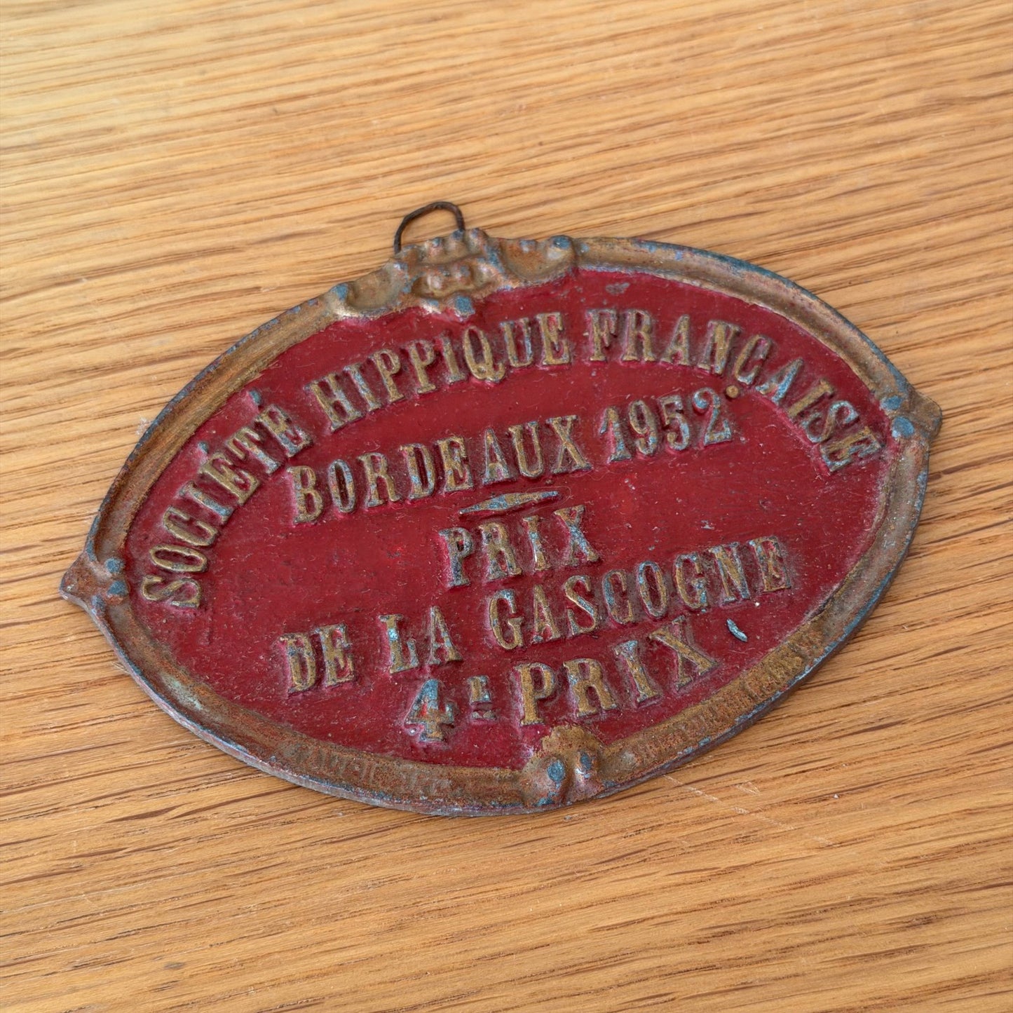French Vintage Horse Prize Medal Bordeaux 1952 Agricultural Show 13012610 Fleamarketfrance : French vintage and antique decor