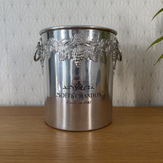 French Moet Chandon Champagne Ice Bucket Aluminium Vintage 3007264 Fleamarketfrance