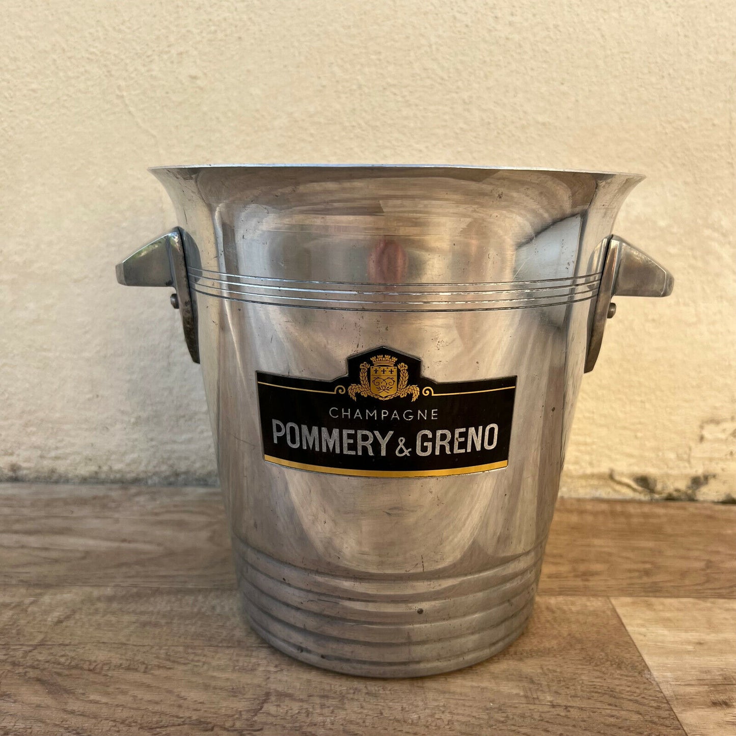 Vintage French Champagne Ice Bucket Cooler Made France POMMERY GRENOT 28012215 - Fleamarketfrance