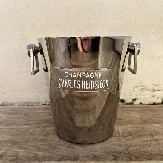 Vintage Champagne Bucket Charles Heidsieck French Silverplate Cooler 2411247 Charles Heidsieck
