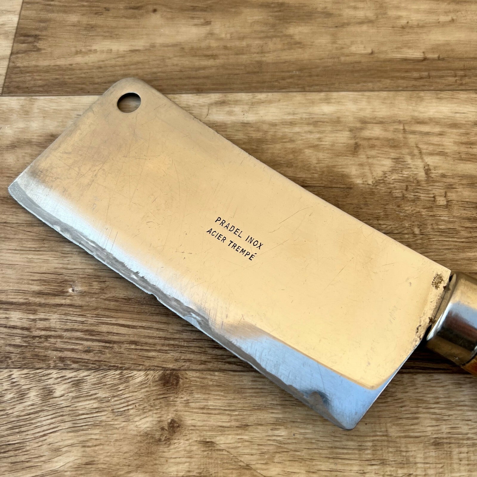 Pradel French Butcher Chef Meat Cleaver 04032215 PRADEL