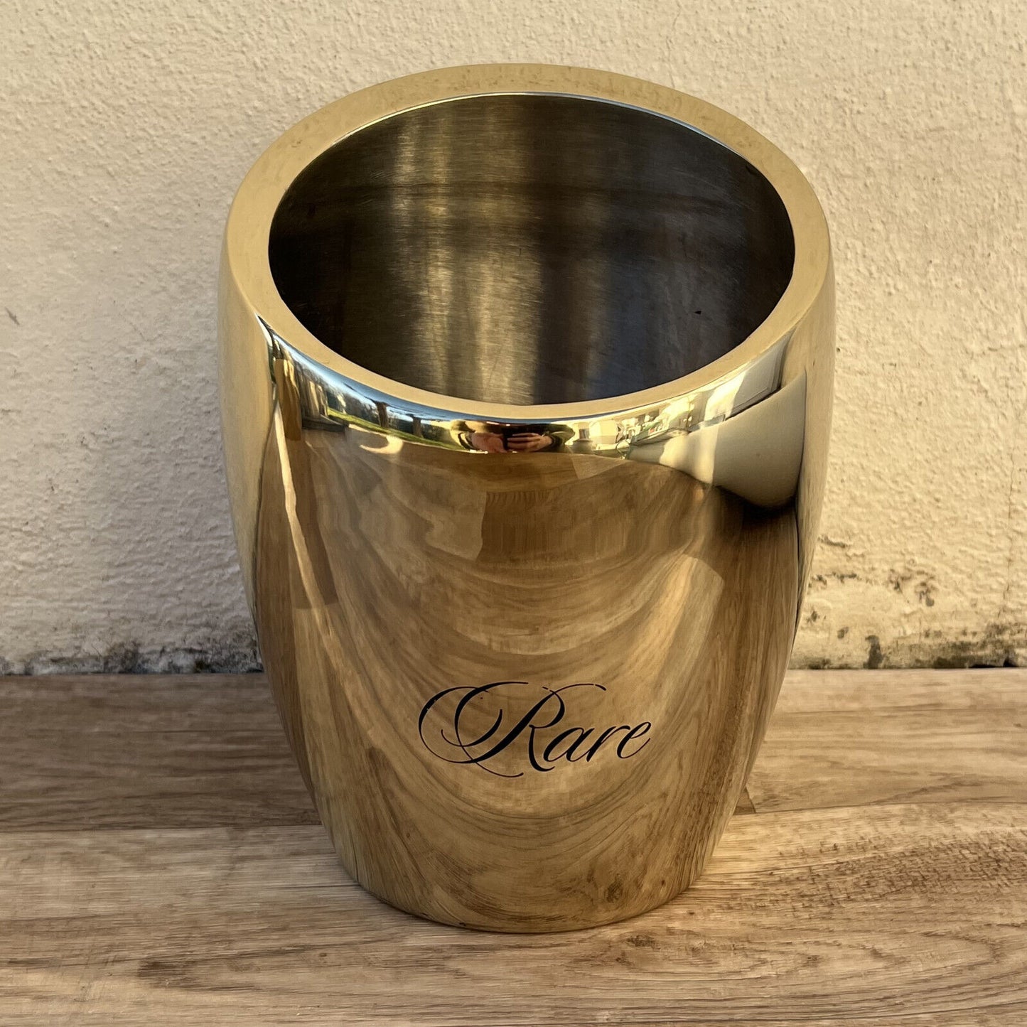 Vintage French Champagne Ice Bucket Cooler RARE PIPER HEIDSIECK GOLD 2710249 MA&DE