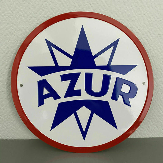 AZUR French Vintage Automotive Metal Sign Car Garage Wall Decor 2509209 AZUR