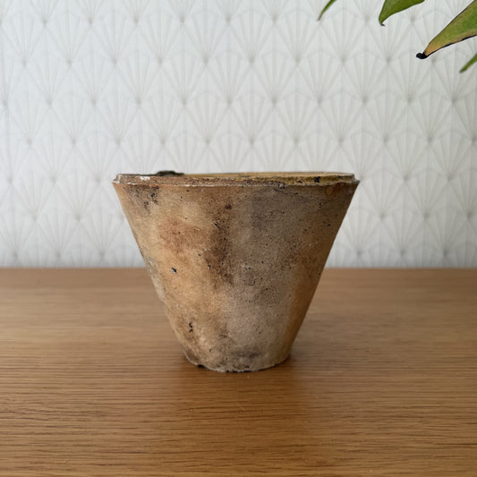 Antique French Resin Pot Tree Sap Collection Vessel Folk Art 0211254 Unbranded