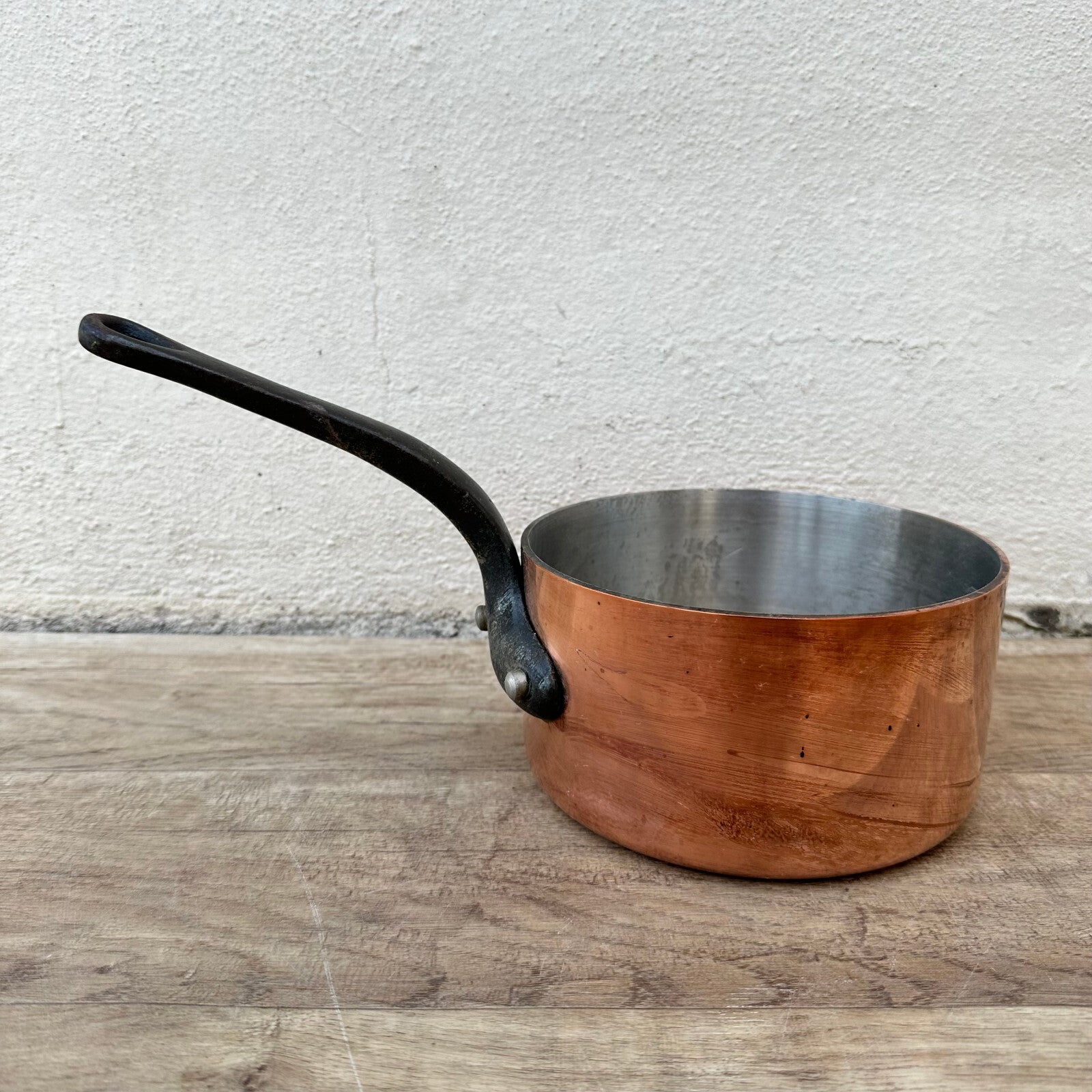 Vintage Dehillerin French Copper Saucepan Tin Lined Professional 20062413 Unbranded