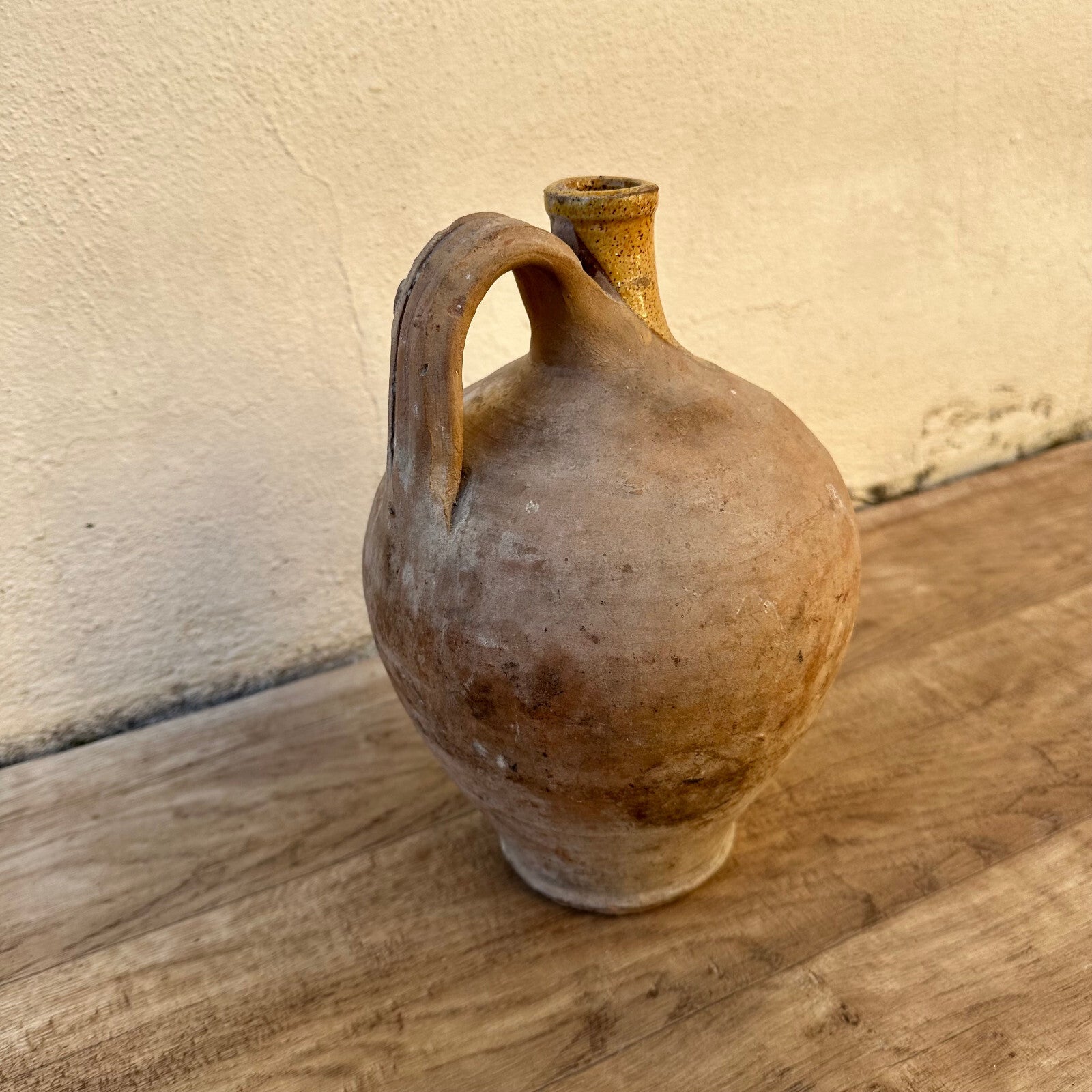 French Pottery Jug Vintage Stoneware Water Pitcher Southwest France 2809226 Unmarked