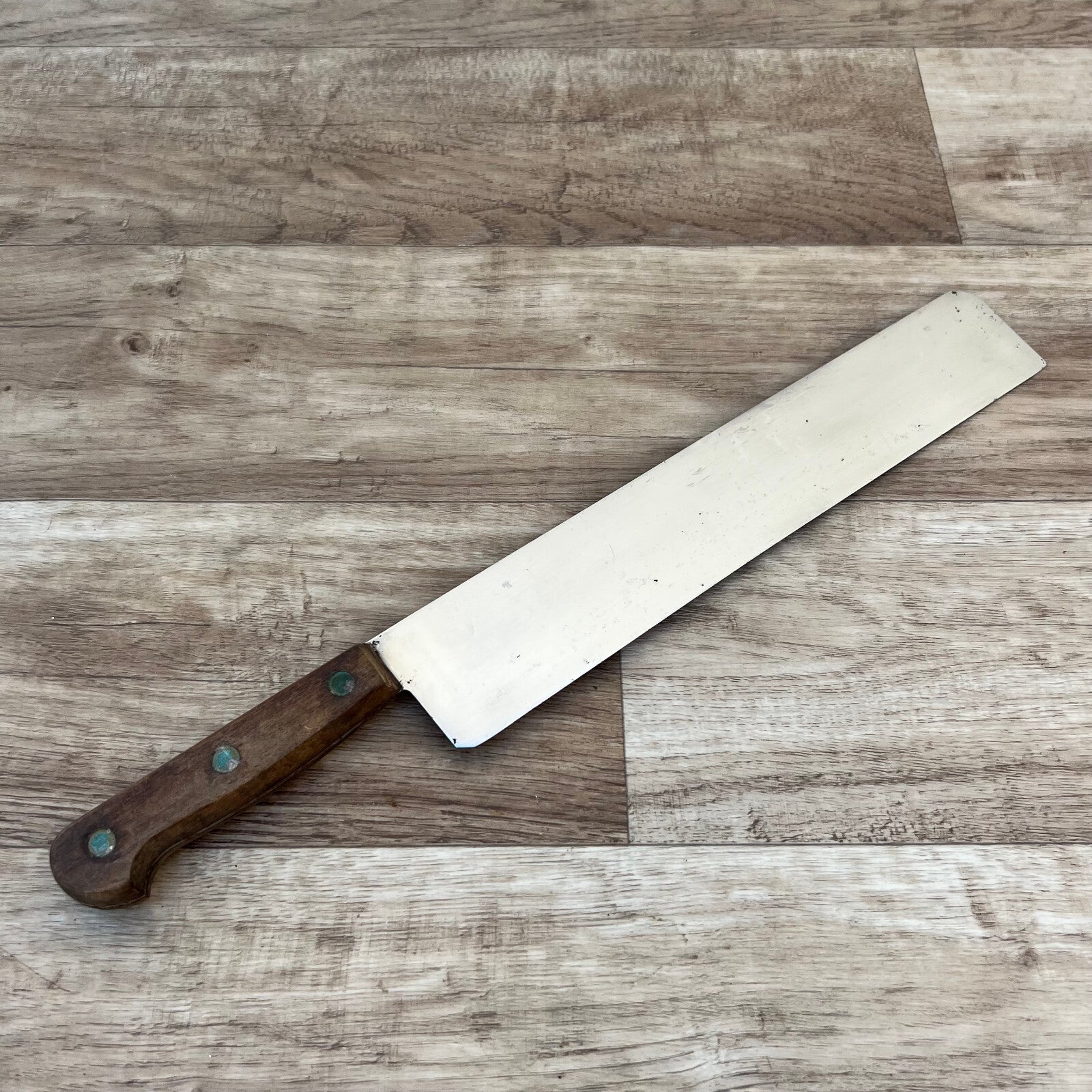 French Vintage Cheese Knife Wood Handle Kitchen Cutlery France 24112423 Unbranded