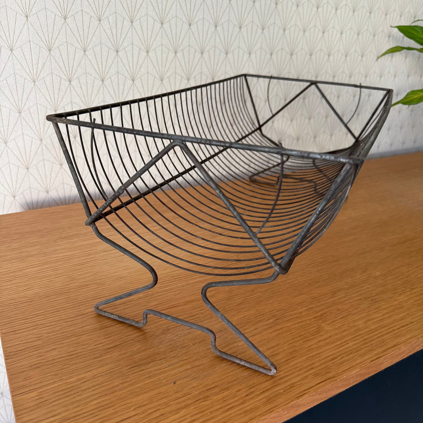 Vintage French Metal Wire Dish Drying Rack Drainer 1308257* Unbranded